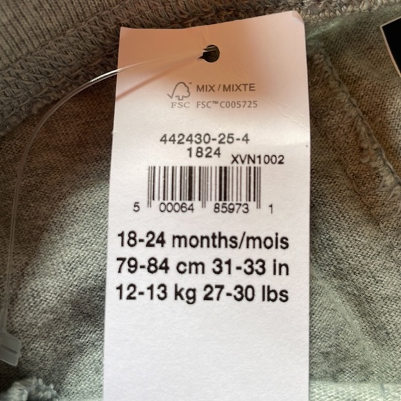 3/$20! NWT BABAY GAP OMBRÉ TRACKPANTS 18-24 months blue and grey - boy or girl - Picture 5 of 5